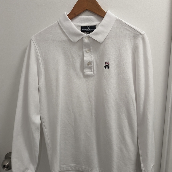 Psycho Bunny Embroidered Long sleeve Polo - Picture 1 of 4
